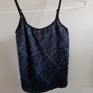 Tart Black and Blue Tank Size M Fitted